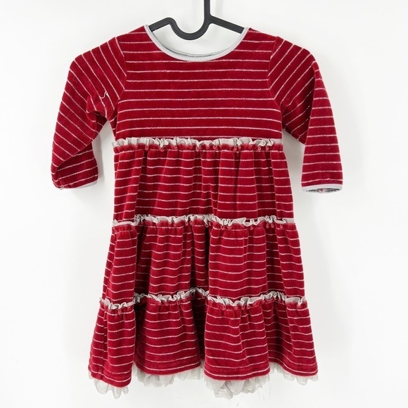 Hanna Andersson Other - ✅ Hanna Andersson Velour Tutu Twirl Dress-100/4-Cranberry